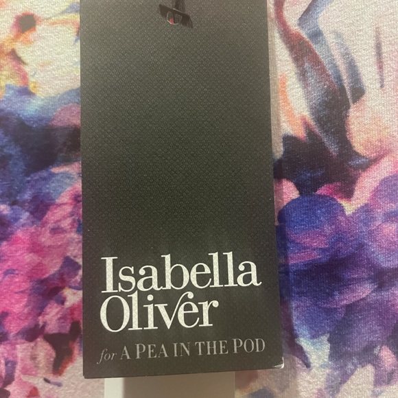 Pea in the Pod ruched floral maternity dress - Picture 3 of 3